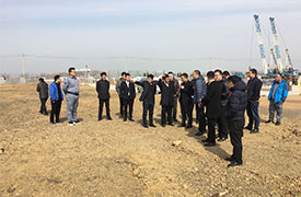 公司高管調(diào)研重點項目建設(shè)情況